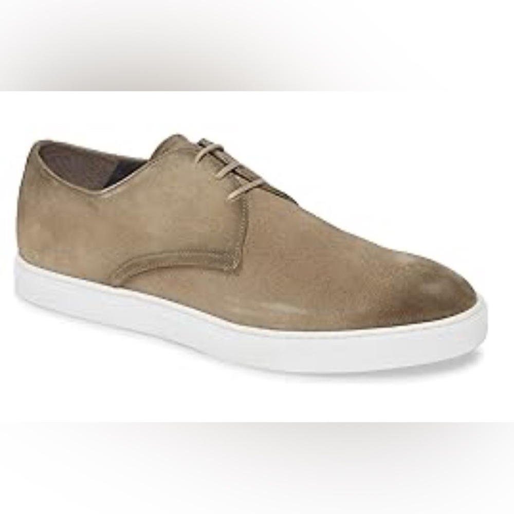To Boot New York Men's Grand Suede Low Top Sneakers in Antelope Size 8